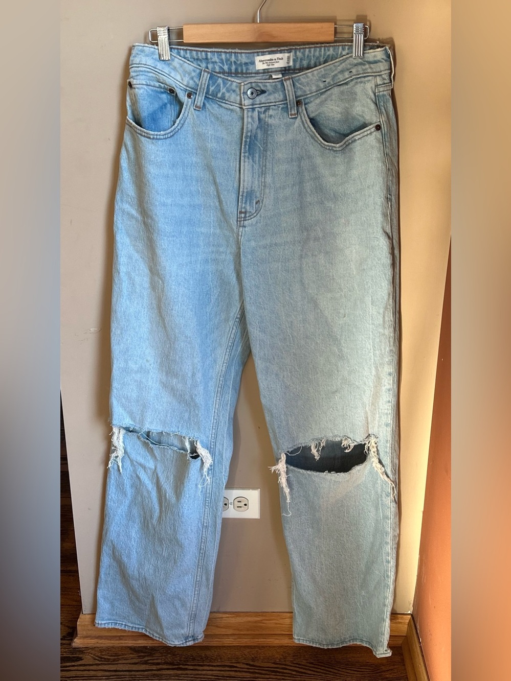 Abercrombie & Fitch Curve Love 90s Relaxed High Rise